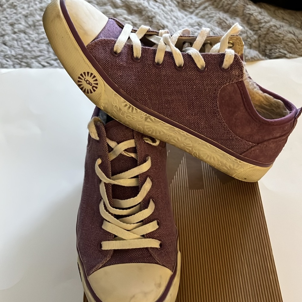 Cute Purple Lavender Ugg sneakers - Picture 7 of 7